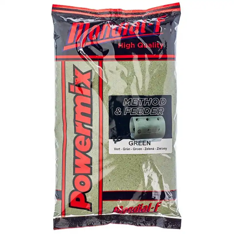 Nejlepší Volba Krmení Method & Feeder GREEN 1kg MONDIAL-F