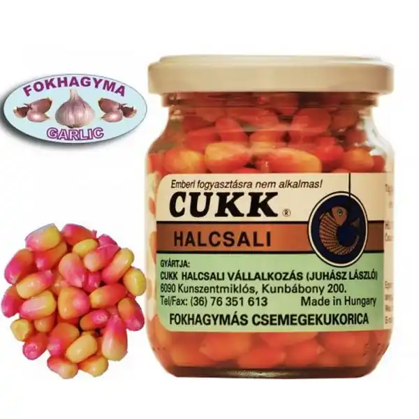 Vysoce Kvalitní CUKK KUKUŘICE bez nálevu ČESNEK