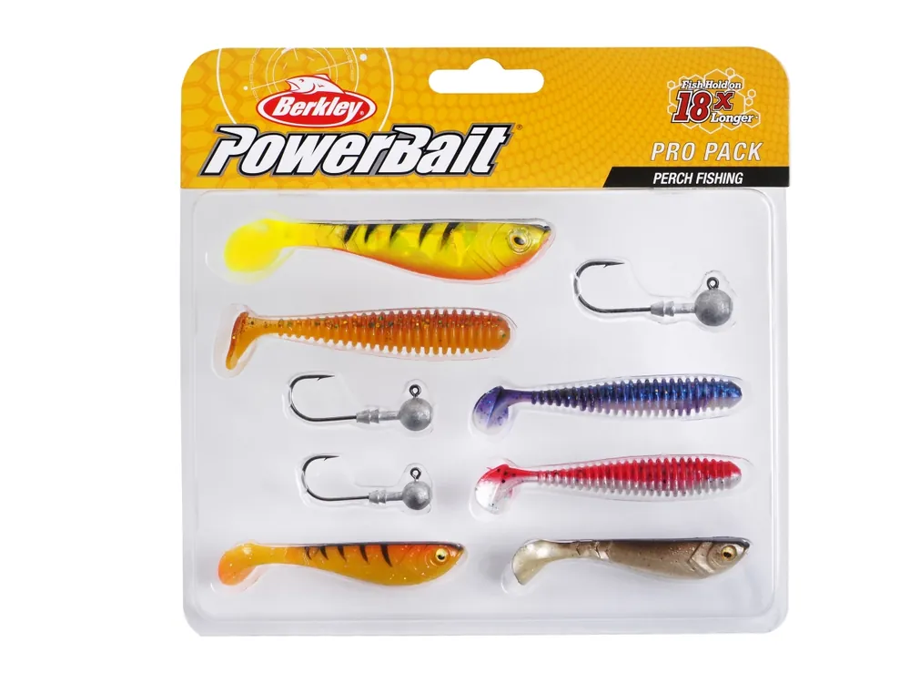 Aktuální Sada gumových nástrah a jigových hlaviček Berkley Pro Pack Perch
