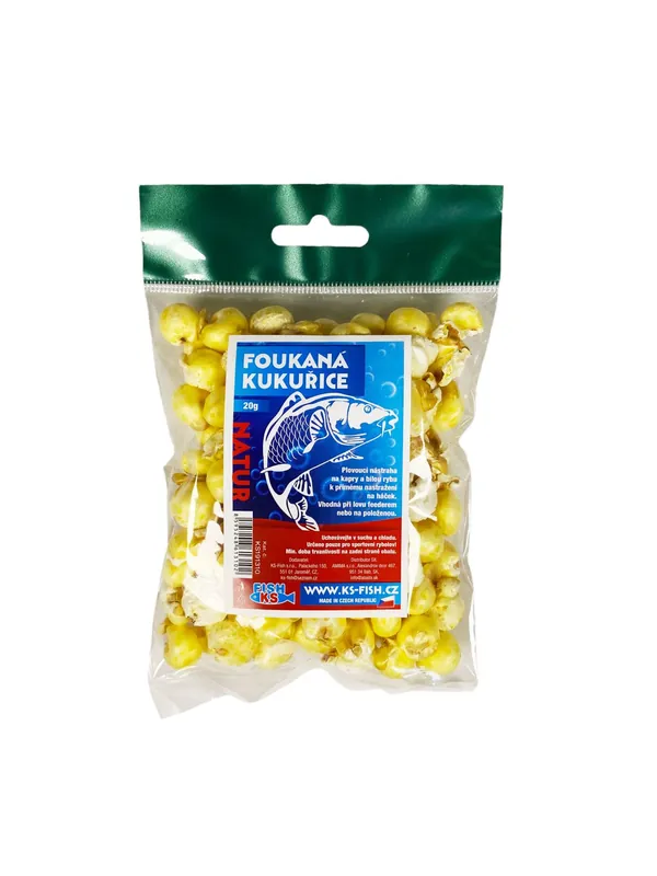 KS Fish foukaná kukuřice 20g, natur Cenová Bomba