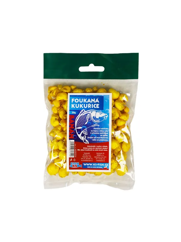 KS Fish foukaná kukuřice 20g, banán Nejlepší Volba