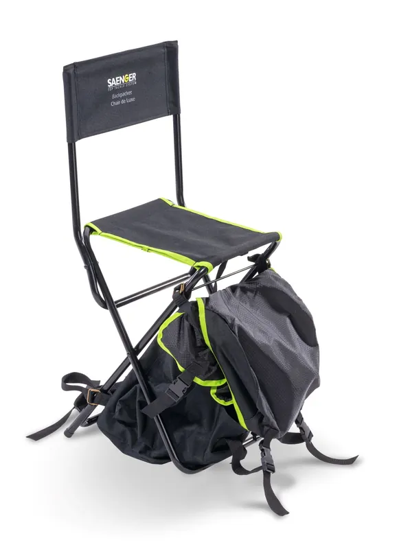Saenger židlička s batohem Backpacker Chair De Luxe Akční Nabídka