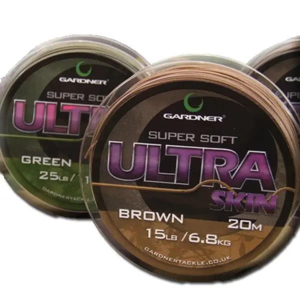 Akční Cena Gardner Splétaná šňůra Ultra Skin 20m 35lb (15,9kg) - Silt (šedá)