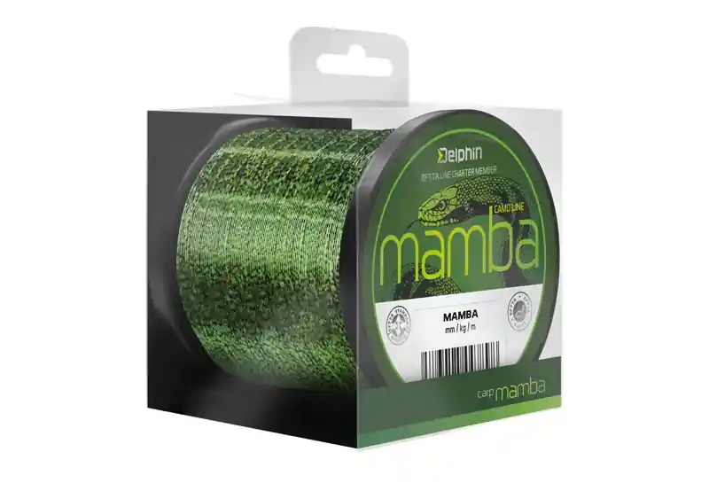 Delphin MAMBA Carp / kamufláž 0,34mm 7,4kg 1100m Víkendová Akce