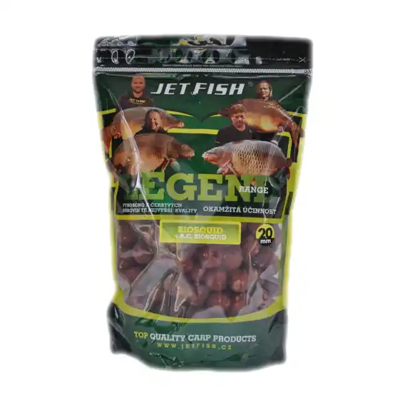 JetFish - Boilies LEGEND RANGE - BIOSQUID 20mm 250g Rychlé Dodání