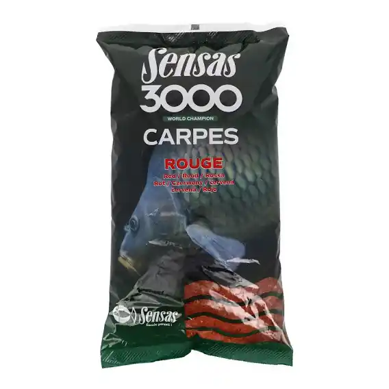Sensas 3000 Carpes Et Gros Poissons Rouge Červený 1kg Nízká Cena