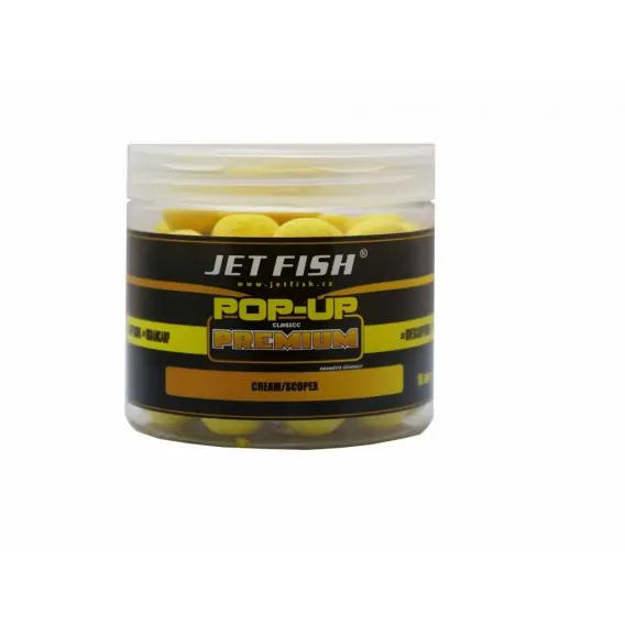 JetFish - Plovoucí boilies Premium clasicc POP-UP 16 mm/60g - CREAM/SCOPEX Objednat Nyní
