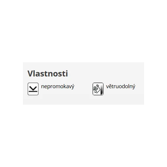 Sleva Zateplená nepromokavá bunda ATLAS - vel. L