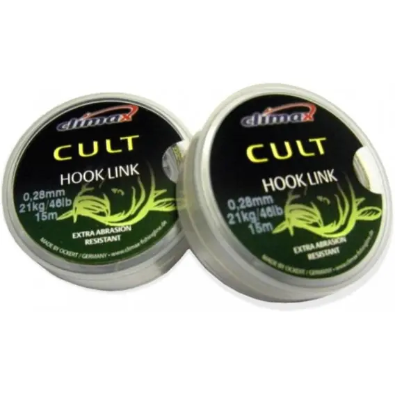 Akční Cena Pletenka CLIMAX CULT Hook Link 15m 0,16mm/11kg