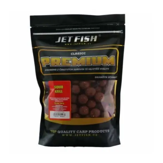 Akce JetFish - Boilies CLASICC PREMIUM - SQUID/KRILL 20mm 700g
