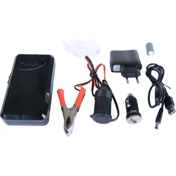 PLASTILYS Vzduchovací motorek AA Batterie, USB, auto adapter / 230V, svorky Značkový