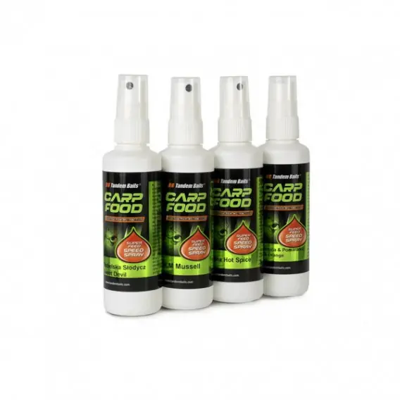 Nakupujte Hned Tandem Baits SuperFeed Speed Spray 100ml - ŠÍLENÝ HUMR