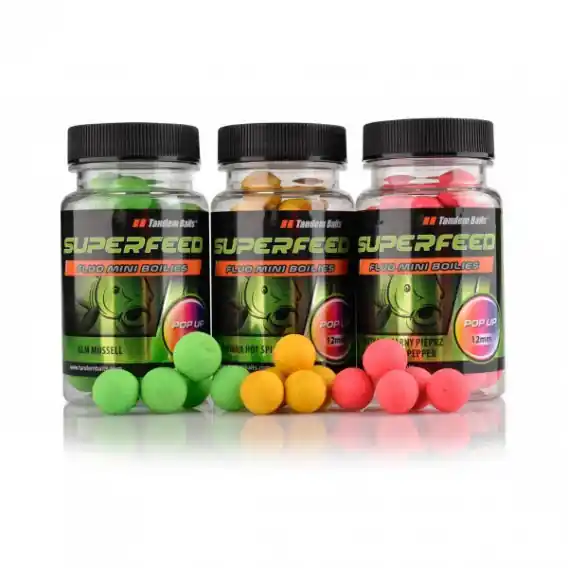 TANDEM BAITS Super Feed Fluo Mini Pop-Up 12mm/35g - GLM MUSSELL Expresní Doručení