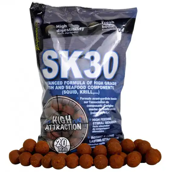 Boilies STARBAITS SK30 1kg - 14mm Speciální Cena