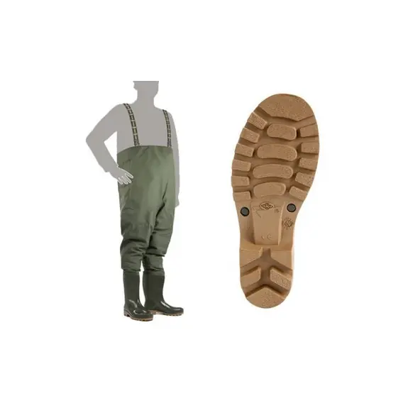 Prsačky DEMAR GRAND CHEST WADERS 3192 ZELENÁ - vel. 43 Nejprodávanější