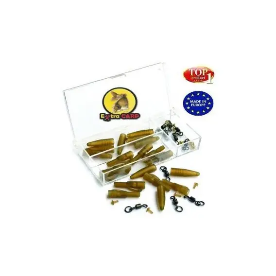 Extra Carp Lead Clip Extra Box - 10 setů Zlevněný
