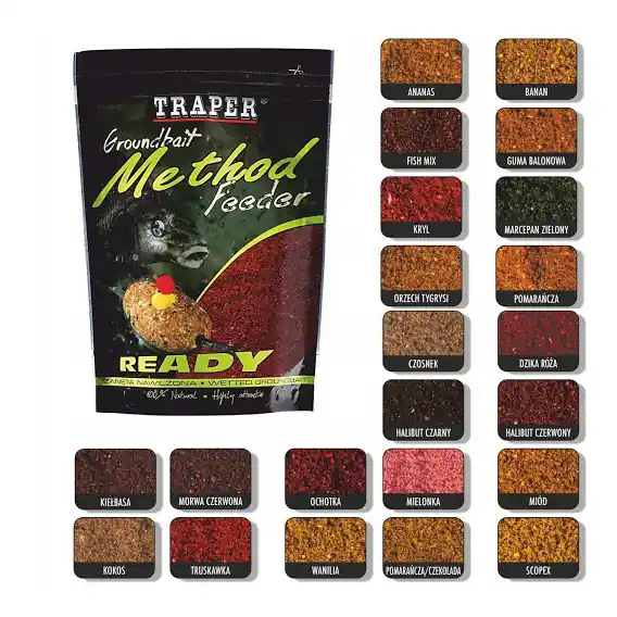Traper GROUNDBAIT METHOD FEEDER READY - VANILKA 750g Bezpečná Platba