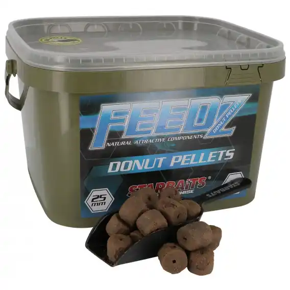 Finální Výprodej STARBAITS PELETY FEEDZ DONUTS 25MM 2KG