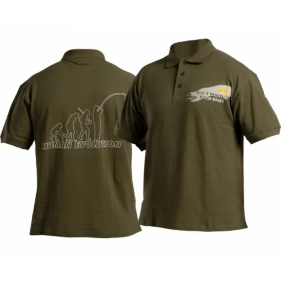 Oblíbený Polotričko DOC-Fishing s potiskem EVOLUTION - khaki, velikost L