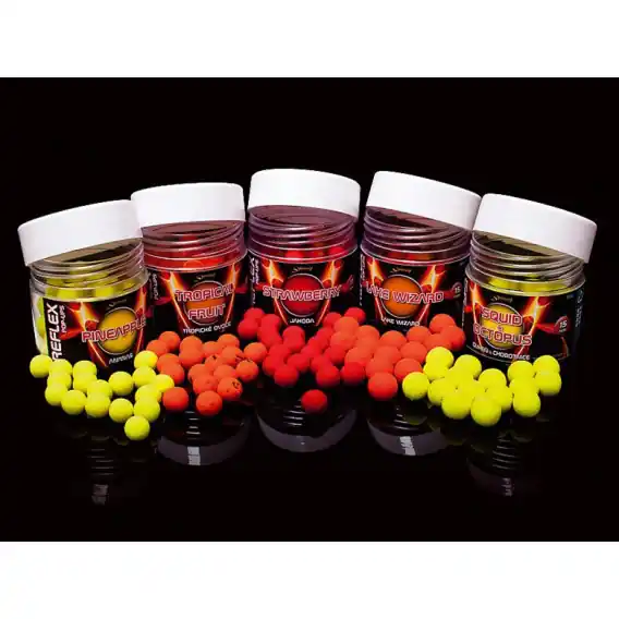 Cenově Výhodný Sportcarp plovoucí boilies Reflex 15mm/150ml - BANANA