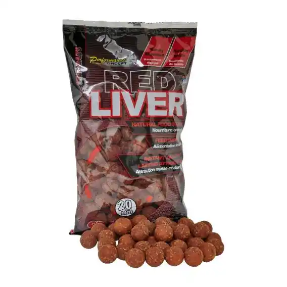 Kup Teď Boilies STARBAITS PERFORMANCE CONCEPT - RED LIVER 1kg - 20mm