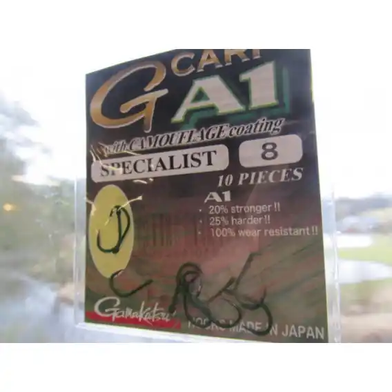 GAMAKATSU - Háček G carp camo A1 SPECIALIST 8 Vysoce Kvalitní