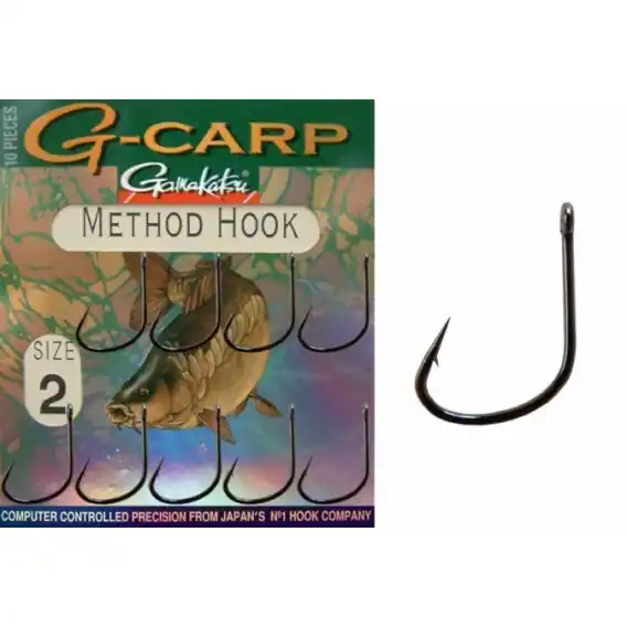 Ověřený GAMAKATSU - Háček G-Carp Method Hook vel. 2