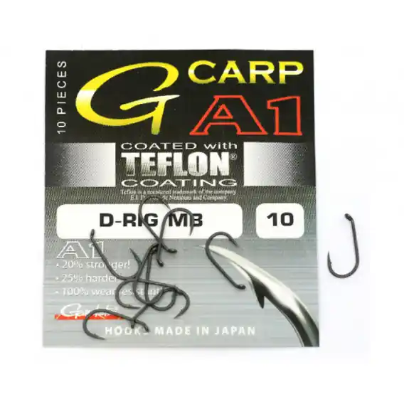 GAMAKATSU - Háčky G-Carp A1 D-RIG MB vel.10 Omezená Nabídka