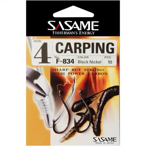 Sasame - Háček Carping s očkem F-511 vel. 6 - bal.8ks Dokud Zásoby Vydrží