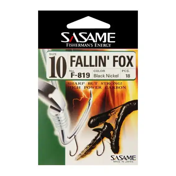 Ověřený Sasame - Háček FALLIN FOX vel. 2 - bal.19ks