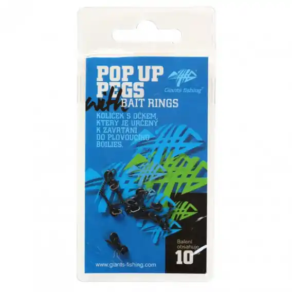 Nejprodávanější Giants Fishing POP-UP PEGS (vrtáček s očkem na POP-UP boilie)