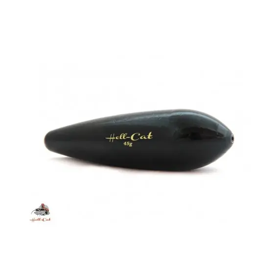 Značkový Podvodní splávek Hell-Cat černý 45g