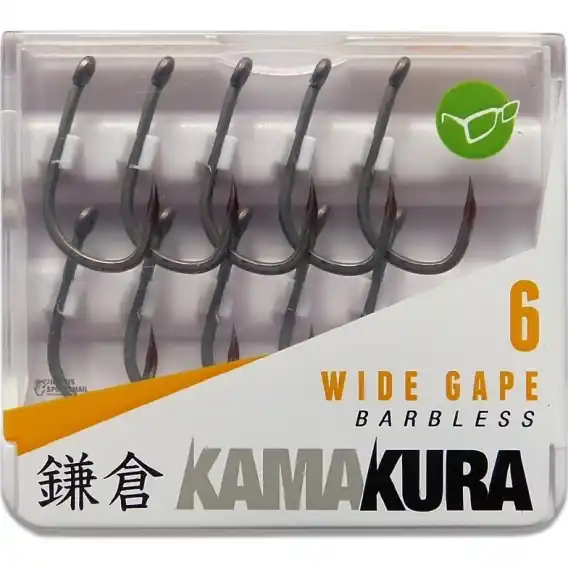 Korda háčky Kamakura Wide Gape Barbless size 6 vel.6 - 10ks. Cenová Bomba
