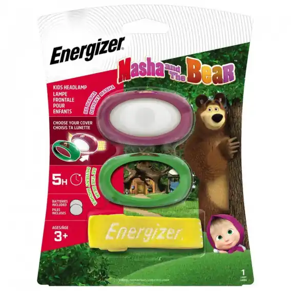 Ihned K Objednání Čelovka Energizer MÁŠA a MEDVĚD, dětská + 2x CR2032