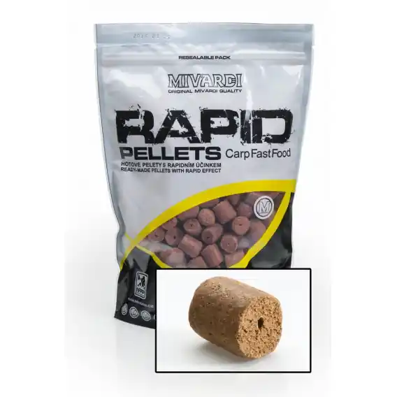 Mivardi Pelety Rapid Classic Red Halibut 1kg 8mm Časově Omezené