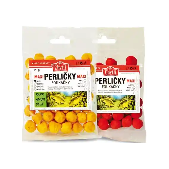 Značkový Chytil Perličky foukačky MUŠLE 20g