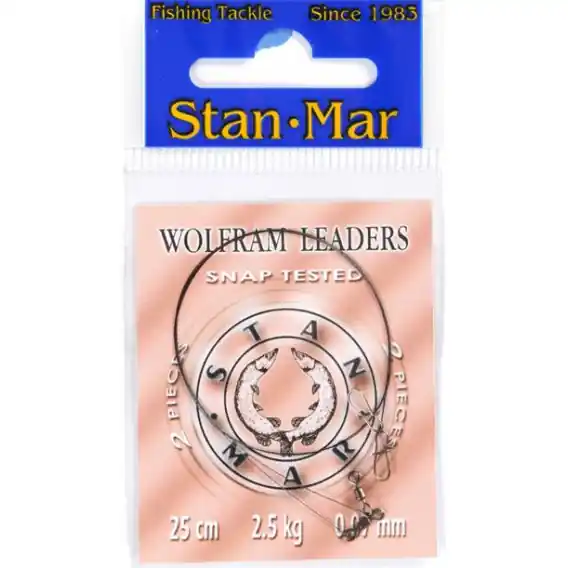STAN-MAR - Wolframové lanko 25cm/2,5kg/0,07mm/2ks Nakupujte Hned