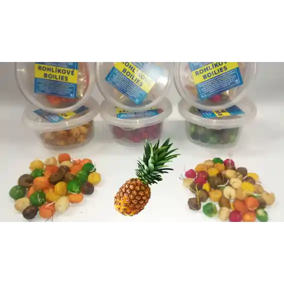 Tovární Cena Rohlíkové Boilies - 12mm - ANANAS