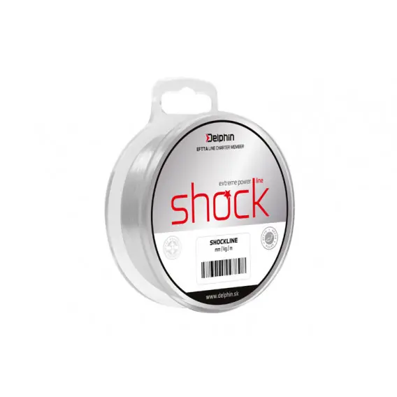 DELPHIN - Shock Line Tran 80m/0,60mm/45,1lb Aktuální