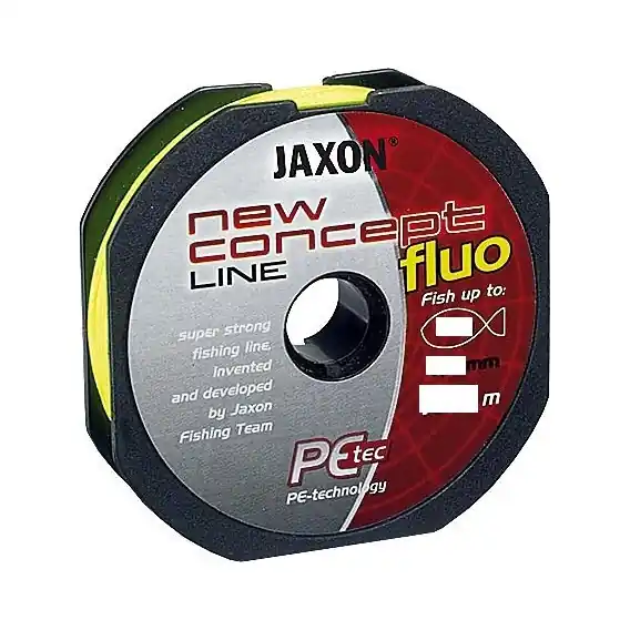 Novinka JAXON-pletenka NEW CONCEPT FLUO 0,15mm/1m/16kg