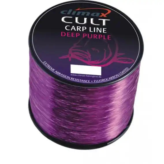 Nejprodávanější Silon CLIMAX Cult Carp Line Deep Purple 0,30mm/1000m/7,1kg