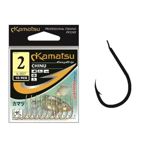 KAMATSU - Háček CHINU s lopatkou vel. 1 10ks Zlevněný