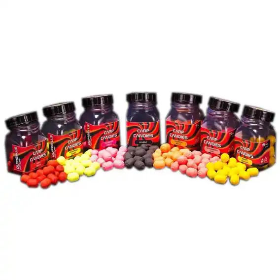 Aktuální PLOVOUCÍ NÁSTRAHY SPORTCARP CARP CANDIES 15MM 100ML HALIBUT