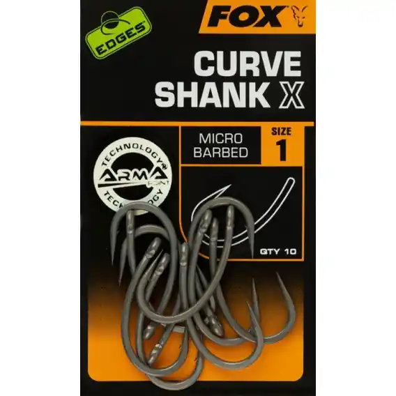 Vrácení Zdarma FOX - HÁČKY EDGES CURVE SHANK X vel. 2 10ks