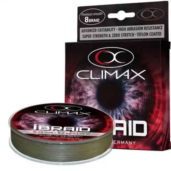 CLIMAX Potápivá šňůra iBraid olivová 0,08mm/6,0kg/135m Novinka
