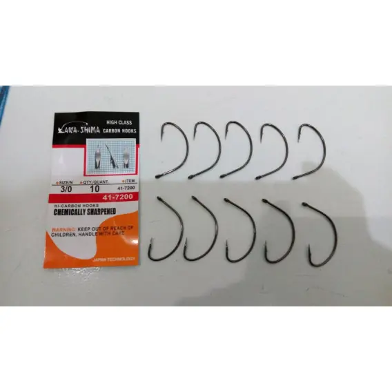 Háček Awa-Shima High Class carbon hooks vel. 1 10ks 41-7200 Hit Sezóny