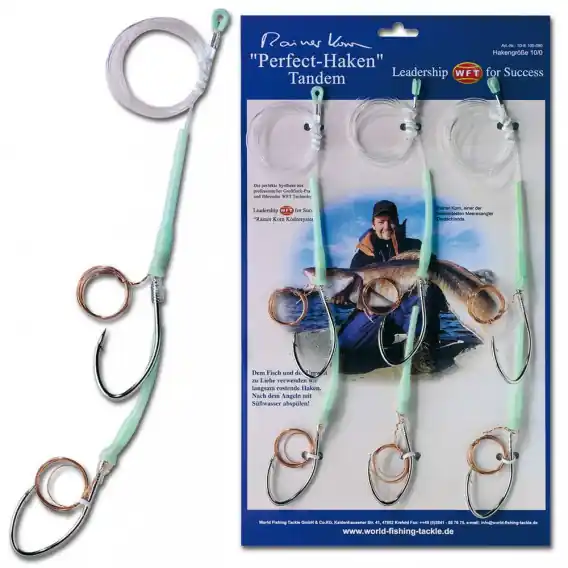 WFT - Rainer Korn navázané háčky Perfect haken tandem 6/0 Sezónní Sleva