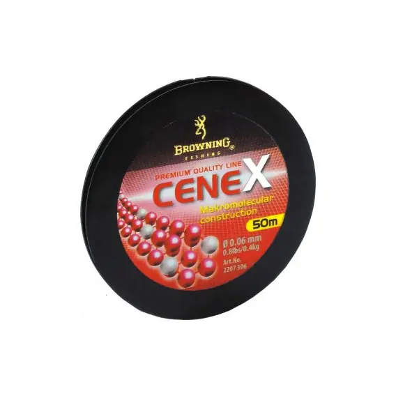 BROWNING - Návazcová šňůra CENEX 50m 0,06mm/0,4kg Vrácení Zdarma
