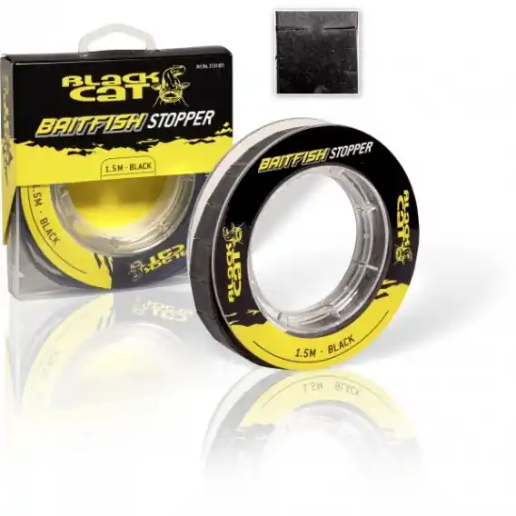 Horká Nabídka Black Cat - ZARÁŽKY BAITFISH STOPPER 1,5m - černé