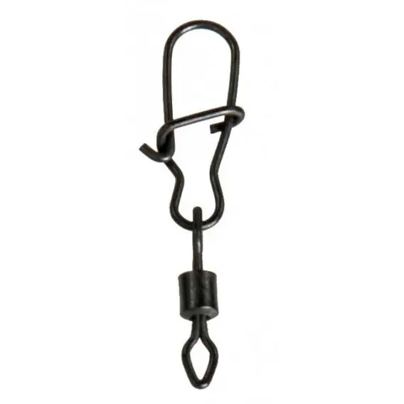 Originální DAM - Karabinka s obratlíkem Effzett D-LOCK SNAP vel. 6 + M 21kg 10ks
